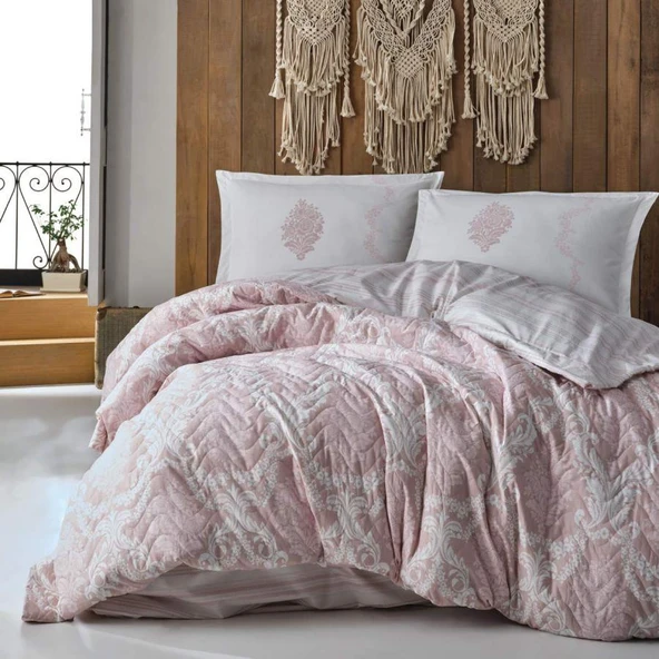 Clasy Tek Kişilik Dört Mevsim Fiorita Pembe ürün görseli 1