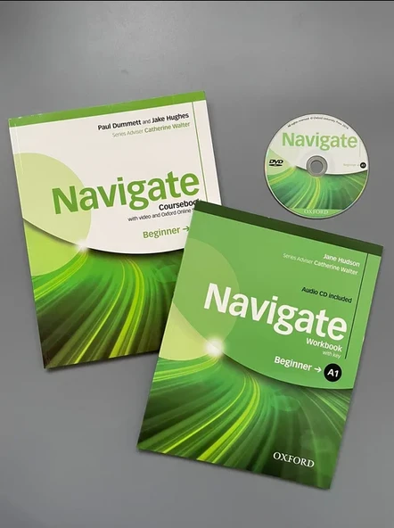 Navigate Beginner A1 Coursebook + Workbook + Audios (Downloadable CD) ürün görseli 1