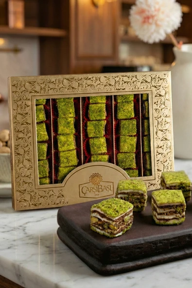 Fıstıklı Çikolatalı Pasta Lokum 600 Gram ürün görseli 1