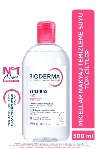 Bioderma Sensibio H2O 500 Ml- PUANLI- SKT: 06/2028 ürün görseli 1