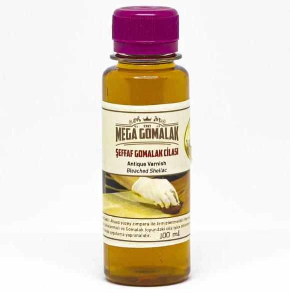 Ağartılmış Şeffaf Gomalak Cilası 100 ml ürün görseli 1