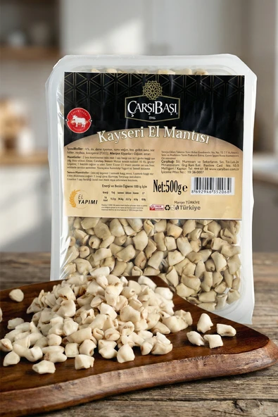 El Yapımı Kayseri Mantısı 500 Gram - Resim 3