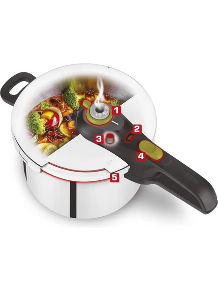 Tefal Sensor 6 lt Düdüklü Tencere - Resim 3