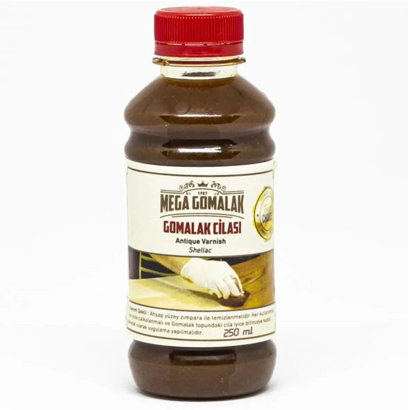 Doğal Ahşap Cilası Gomalak 250 ml Antik Vernik ürün görseli 1