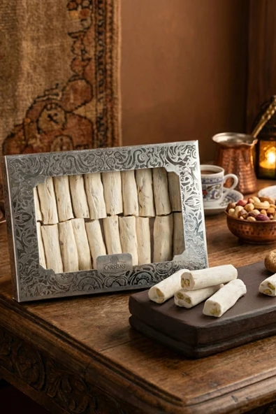 Antep Fıstıklı Sütlü Fitil Lokum 350 gram ürün görseli 1
