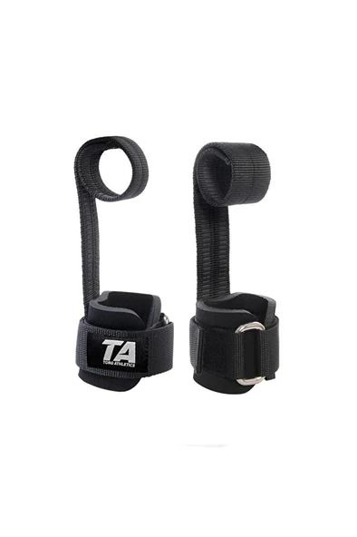 Big Pro Lifting Straps 2'li - Siyah ürün görseli 1