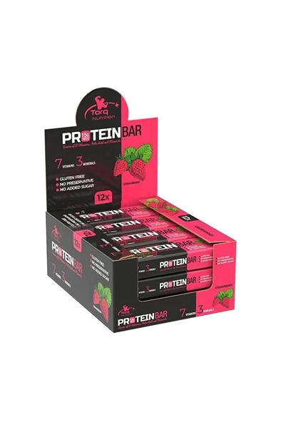 Protein Bar Çilek 50gr (12 ADET) ürün görseli 1