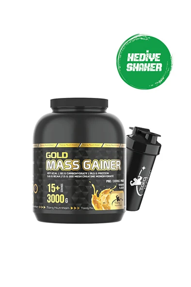 Torq Nutrition Gold Mass Gainer Karbonhidrat Tozu 3000 gr - Muz Aromalı ürün görseli 1