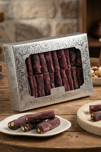 Antep Fıstıklı Narlı Fitil Lokum 350 gram ürün görseli 1