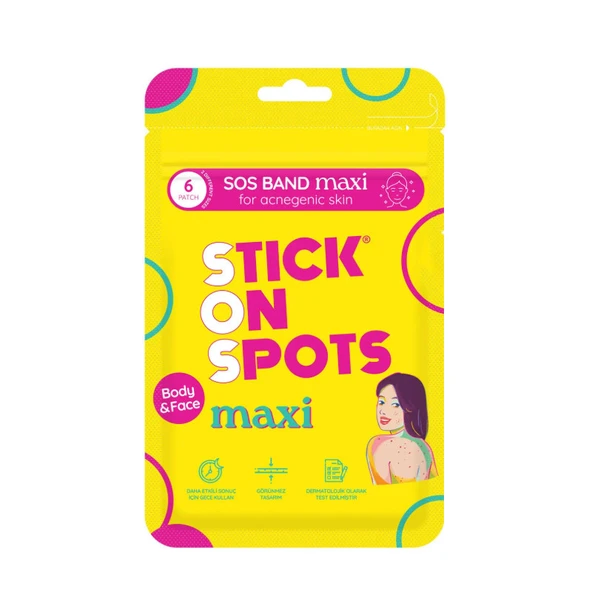 Stick On Spots Body and Face Maxi Sos Band 6lı ürün görseli 1