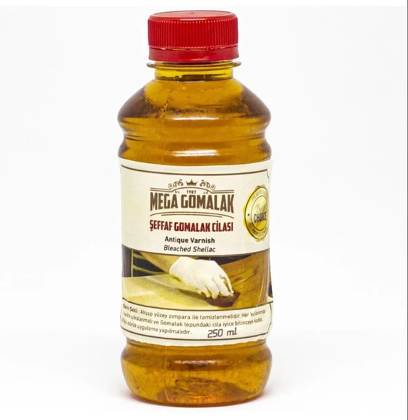 Ağartılmış Şeffaf Gomalak Cilası 250 ml ürün görseli 1