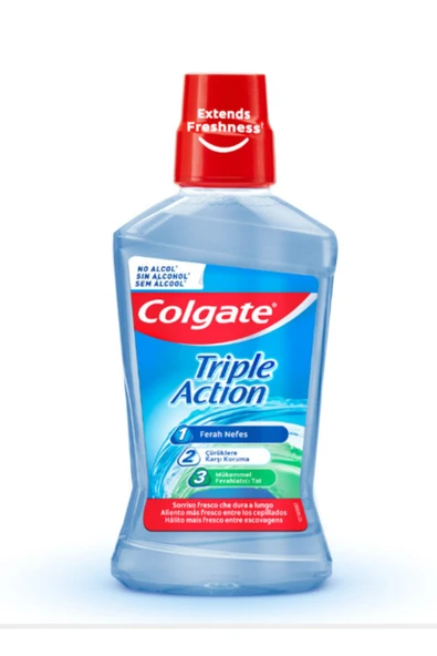Colgate Ağız Bakım Suyu Üçlü Etki 500 ml ürün görseli 1
