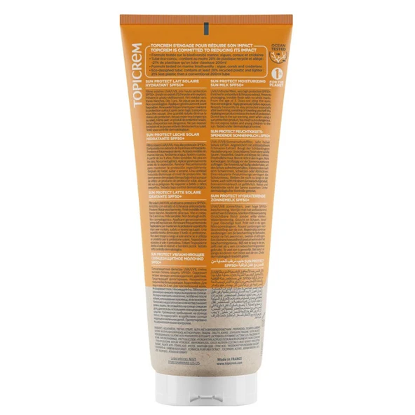 Topicrem Sun Protect Spf 50 Moisturizing Sun Milk 200 ml - Resim 2
