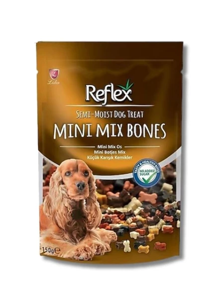 Reflex Küçük Karışık Kemikler Yarı Yumuşak Köpek Ödül Maması 150 gr ürün görseli 1