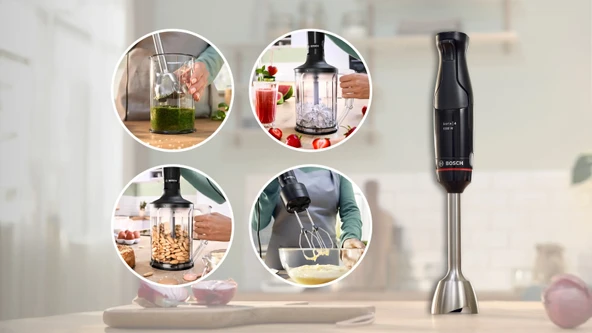 Bosch MSM4B654 Serie 4 ErgoMaster 1000 W Blender Seti - Resim 2