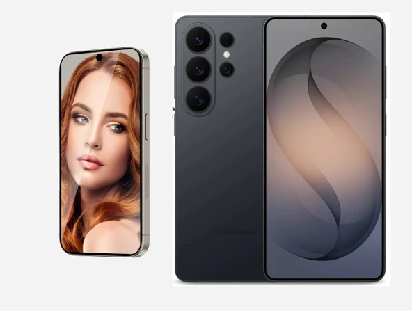 Samsung Galaxy S26 Ultra ile Uyumlu Ayna (Mirror) 9H Kırılmaz Nano Ekran Koruyucu | Ekran Kapalıyken Ayna ürün görseli 1