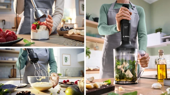 Bosch MSM4B654 Serie 4 ErgoMaster 1000 W Blender Seti - Resim 8