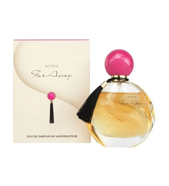 Avon far Away kadın parfüm eski şişe tasarımmı 100 ml  Not görselde yer alan ürün gönderim yapılacaktır ürün görseli 1