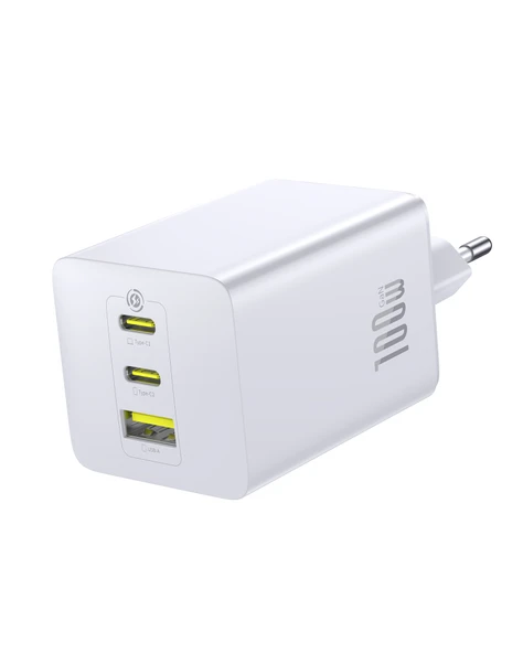 BASEUS ENERFILL FE11 2C+U 100W ŞARJ CİHAZI - BEYAZ ürün görseli 1