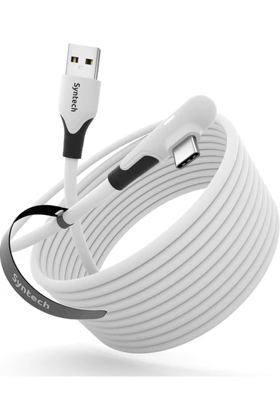 16FT 5M VR Link Kablosu Meta Quest 3/3S/Oculus/Pico 4 Uyumlu USB 3.0 LED PC SteamVR ürün görseli 1