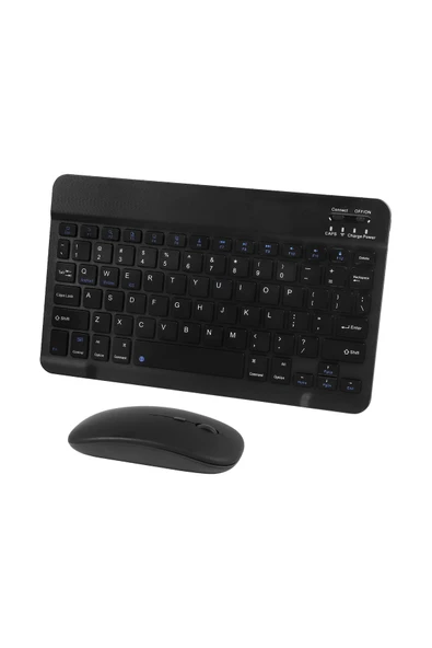 corcishop İpad Mini 2 7.9 inç Uyumlu Kablosuz Bluetooth Klavye+Mouse Set - Resim 2