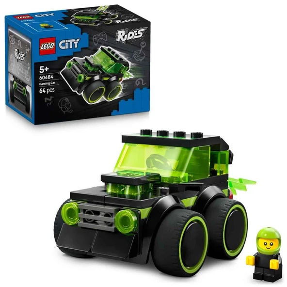 LEGO City Araçlar – Video Oyunu Yarış Arabası - Model Araba Seti - Sürücü Minifigürlü Yarış Oyuncağı - 60484 ürün görseli 1
