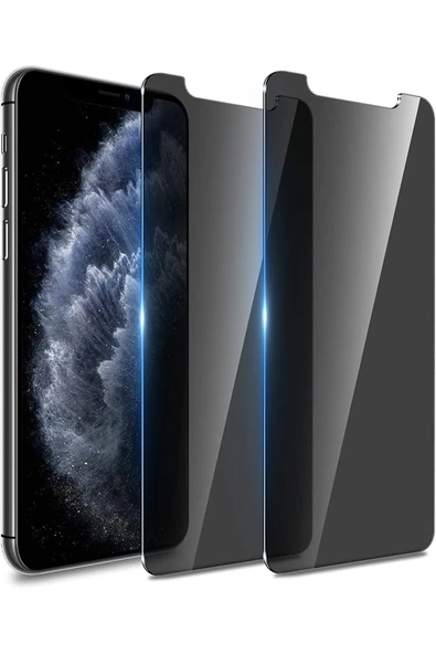 corcishop Apple Iphone Xr 6.1 Için Hayalet Ekran Koruyucu Privacy Kırılmaz Zırh Tam Kaplar Cam ürün görseli 1