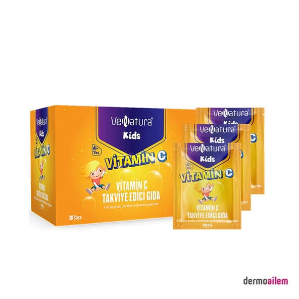 VeNatura Kids Vitamin C Takviye Edici Gıda 30 Saşe ürün görseli 1