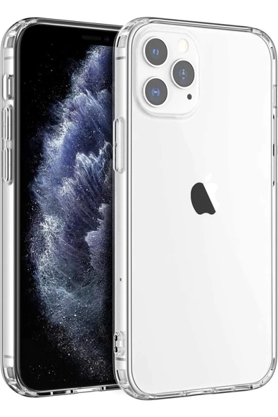 corcishop Iphone 12 Pro Uyumlu Şeffaf Yüksek Kalite Ve Koruyucu Kapak ürün görseli 1