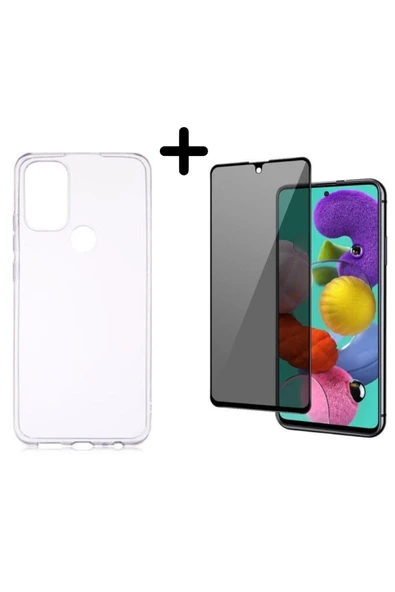 corcishop Omix X500 Soft Yumuşak Silikon Telefon Kılıfı Ve Hayalet Tam Kaplayan Cam Ekran Koruyucu ürün görseli 1