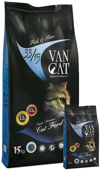 VanCat Balıklı Yetişkin Kedi Maması 15 Kg ürün görseli 1