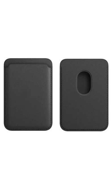 corcishop Iphone 12 Mini Ile Uyumlu Magsafe Özellikli Cardsafe Deri Cüzdan Kartlık ürün görseli 1