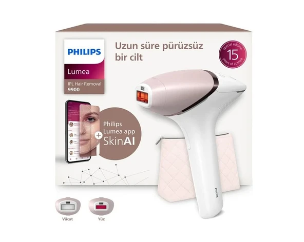 Lumea BRI950/02 Lazer Epilasyon Yüz+Vücut+Hassas Bölge Kullanımı, SkinAI ürün görseli 1