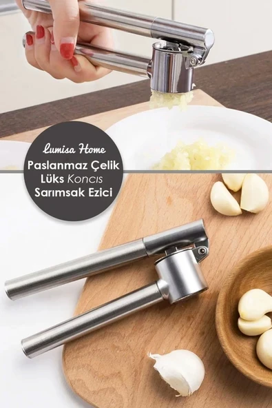 Lumisa Home Paslanmaz Çelik Koncıs Sarımsak Ezici ürün görseli 1