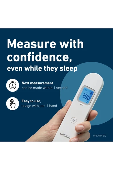 Omron Gentle Temp MC-F300-E Temassız Ateş Ölçer - Resim 4