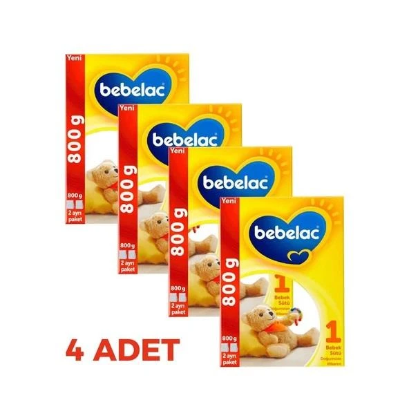 BEBELAC 1 800 GR 4 ADET ürün görseli 1
