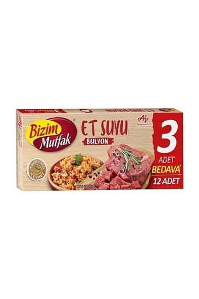 BİZİM MUTFAK Et Bulyon 12'li 120 Gr. 6446-07 ürün görseli 1