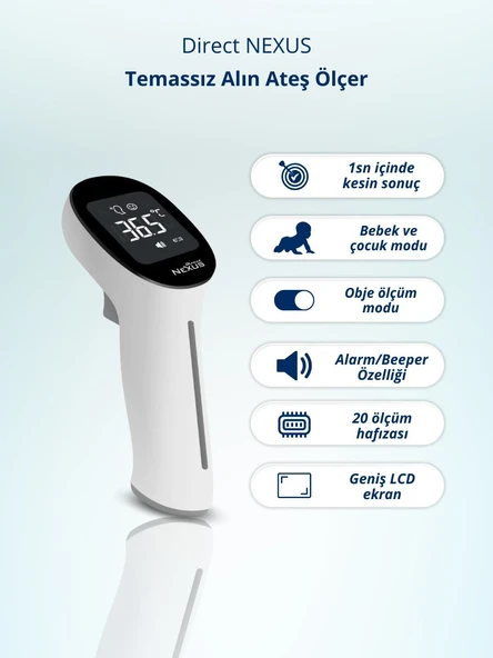 Direct Nexus Infrared Tabanca Ateş Ölçer - Resim 2