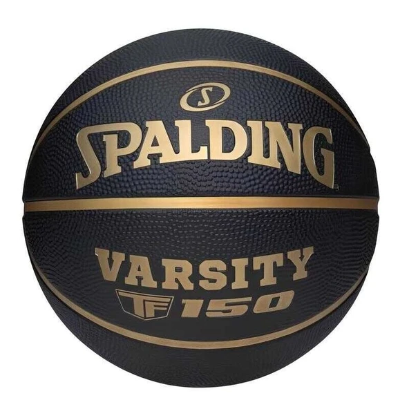 Spalding Varsity Siyah Altın TF-150 SZ5 Basketbol Topu 85276Z ürün görseli 1