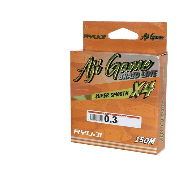 Ryuji Aji Game x4 Süper Smooth İp Misina  ORANGE 150 MT 0,03 MM ürün görseli 1