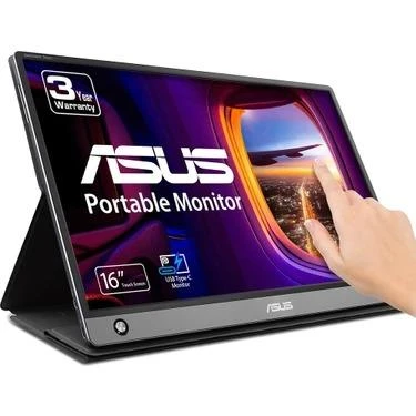 Asus ZenScreen Touch MB16AMT 15.6" 5 ms Full HD IPS 60 Hz Dokunmatik Taşınabilir Monitör ürün görseli 1
