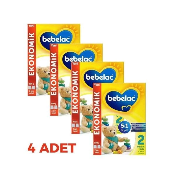 BEBELAC 2 800 GR 4 ADET ürün görseli 1