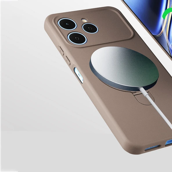 Tecno Spark 40 Kılıf Magsafe Şarj Özellikli Standlı Sensitive Touch Samara Kapak ürün görseli 1