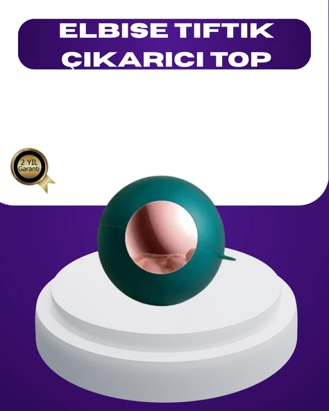 Elbise Tiftik Çıkarıcı Top – Yeniden Kullanılabilir ve Yıkanabilir ürün görseli 1