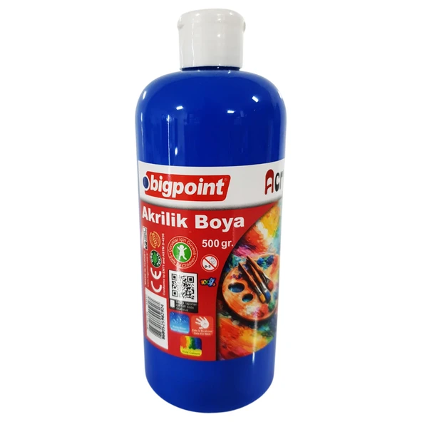 Bigpoint Akrilik Boya 500 gram Mavi ürün görseli 1