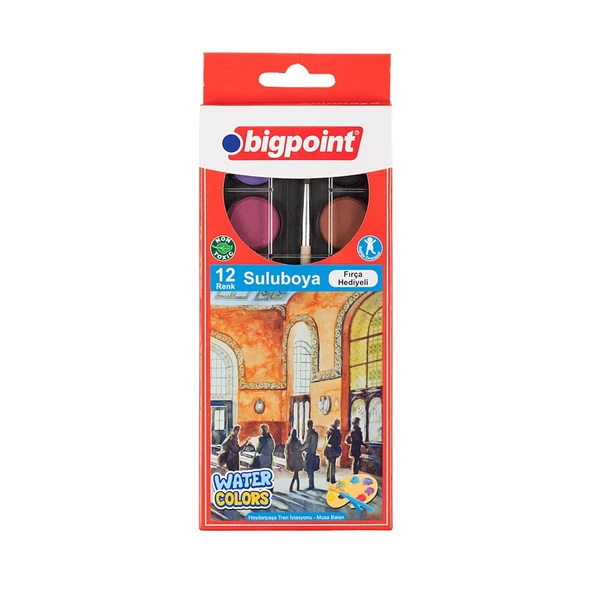 Bigpoint Suluboya 12 Renk x 12 Adet ürün görseli 1