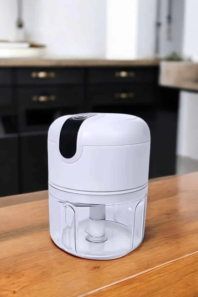 Şarjlı Mini El Rondosu Doğrayıcı Taşınabilir 250 ml Çelik Bıçaklı - Resim 4