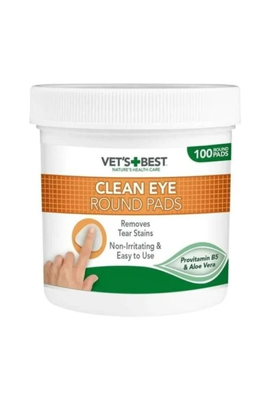 Vets Best Vet's Best Kedi Ve Köpek Için Göz Temizleme Pedi 100 Adet ürün görseli 1