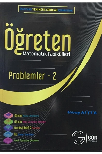 Yeni Nesil Öğreten Matematik Fasikülleri Problemler 2 Gür Yayın ürün görseli 1