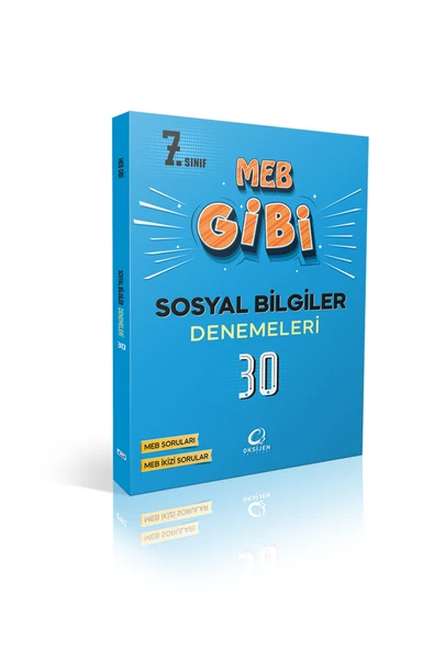 7. SINIF MEB GİBİ SOSYAL BİLGİLER BRANŞ DENEMELERİ ürün görseli 1